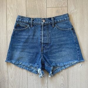 Reformation Dixie High Rise Jean Short in Iskar Women’s Size 23